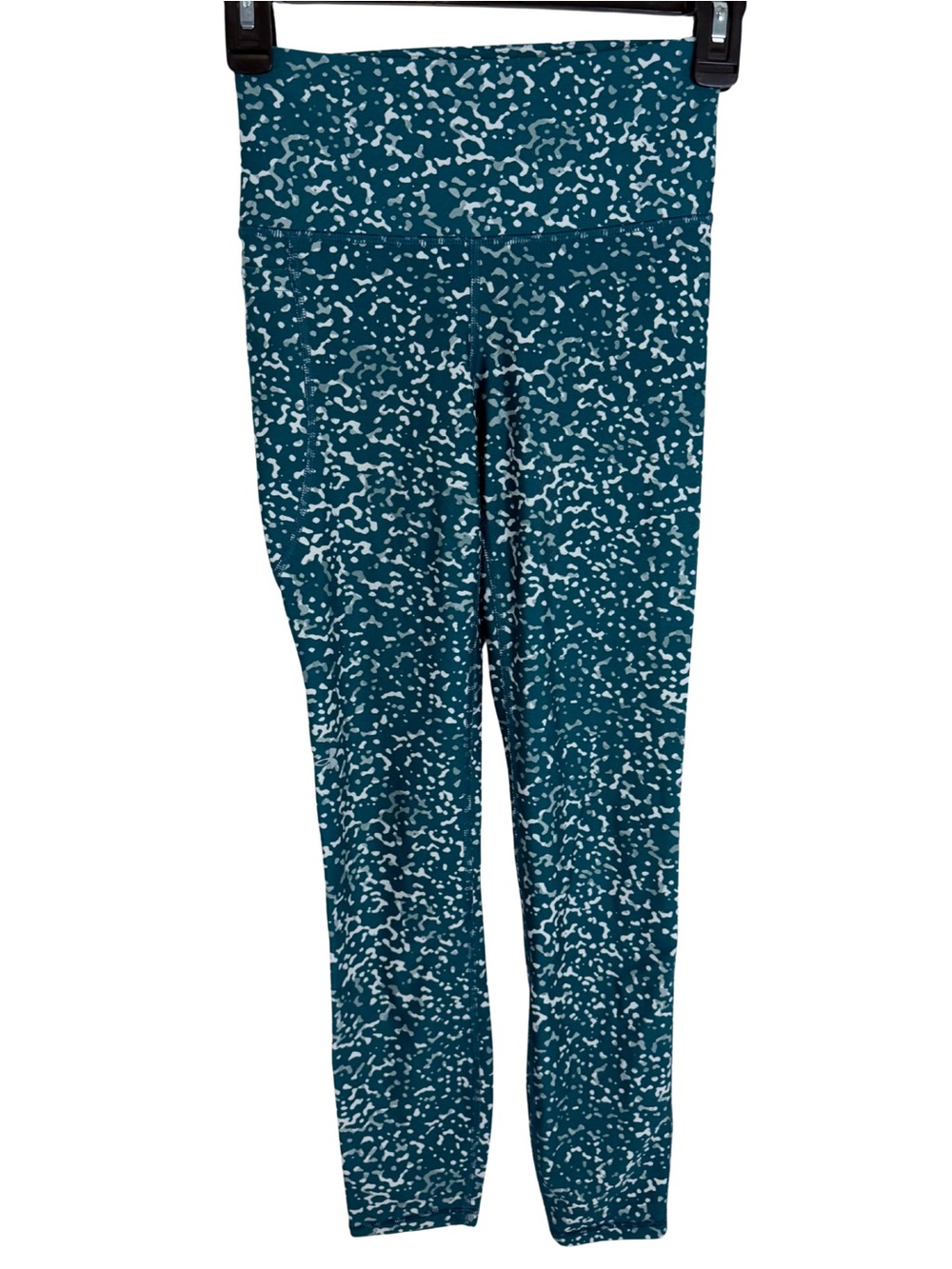 Under Armour Teal & White Cropped Leggings Size XS